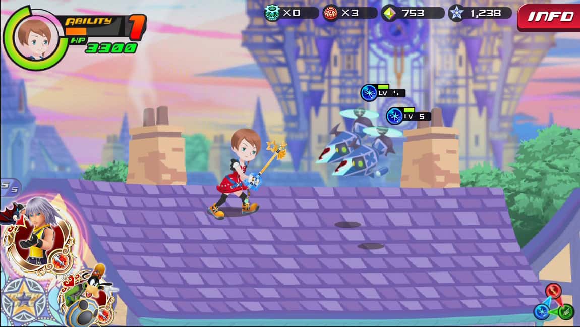 Kingdom Hearts Unchained χ Screenshot
