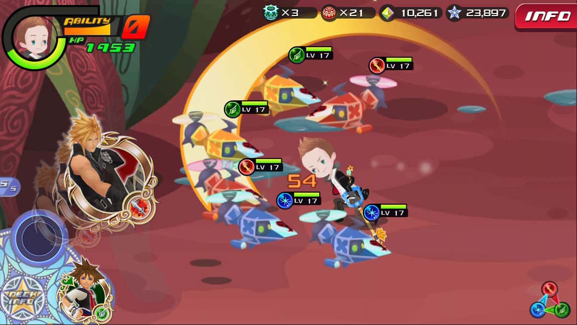 Kingdom Hearts Unchained χ Screenshot