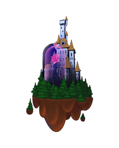 KINGDOM HEARTS CASTILLO DE BESTIA